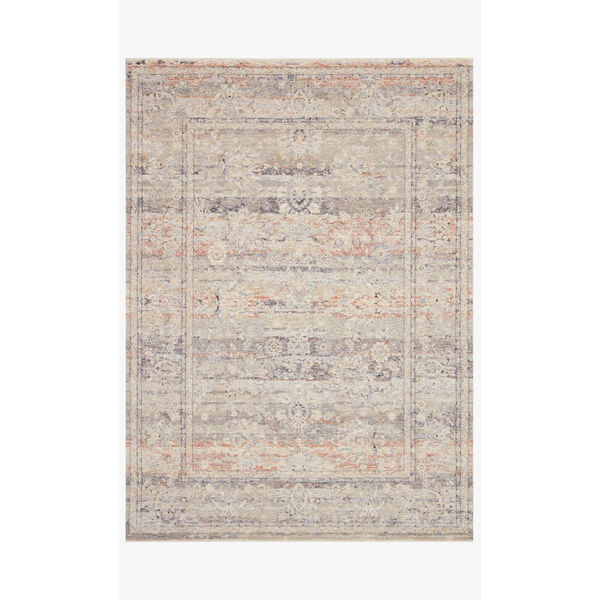 Faye Denim and Rust Rectangle: 7 Ft. 10 In. x 10 Ft. Rug, image 1