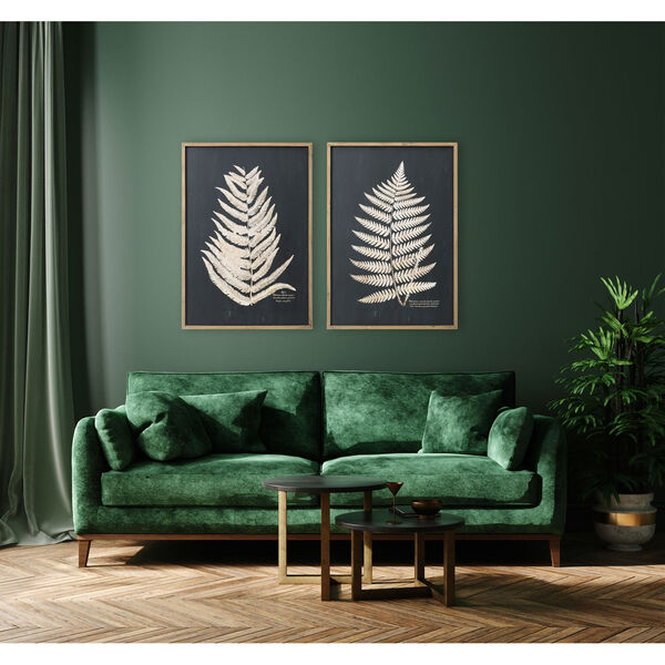 Collected Notions Black Wood Framed Wall Decor with Fern Leaf - Set of 2, image 4
