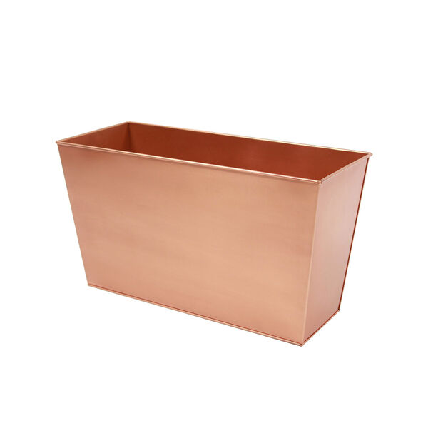Copper Plated 22-Inch Flower Box, image 5