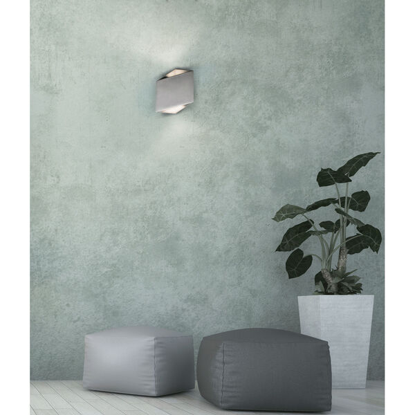 Alumilux AL Satin Aluminum Nine-Inch LED Outdoor Wall Mount, image 3