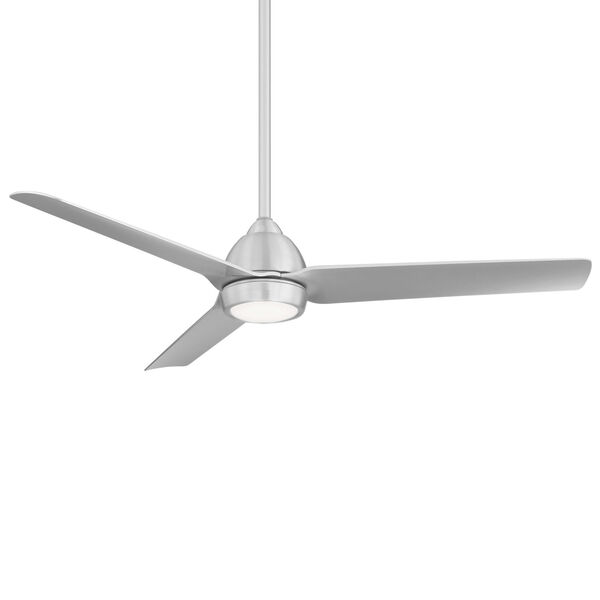 Mocha Brushed Aluminum 54-Inch LED Ceiling Fan, image 1