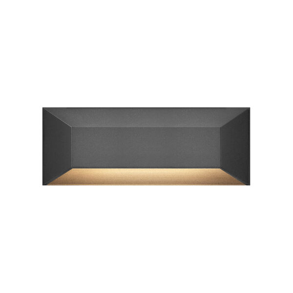 Nuvi Black Large Rectangular LED Deck Sconce, image 1