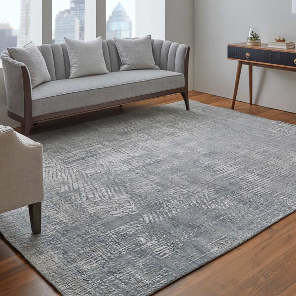 Eastfield Casual Abstract Gray Area Rug, image 4