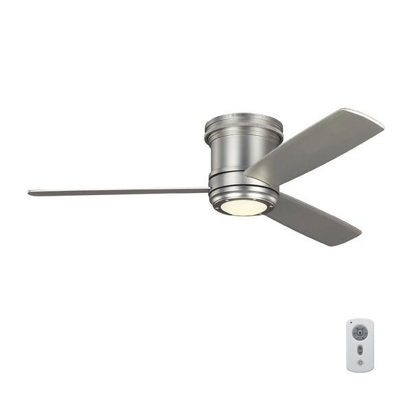 Aerotour Semi-Flush Satin Nickel 56-Inch LED Hugger Ceiling Fan, image 3