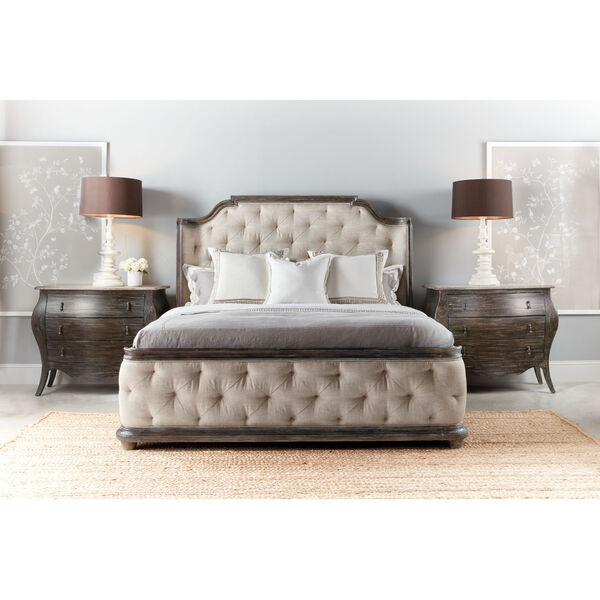 Traditions Upholstered Panel Bed, image 2
