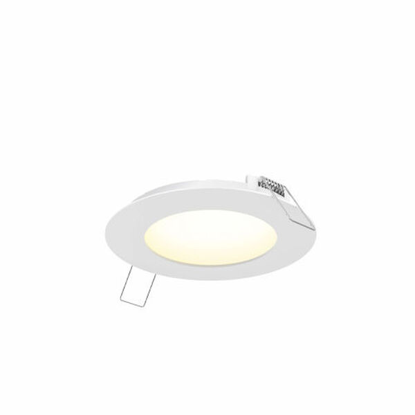 White Five-Inch Round CCT LED Recessed Panel Light, image 1