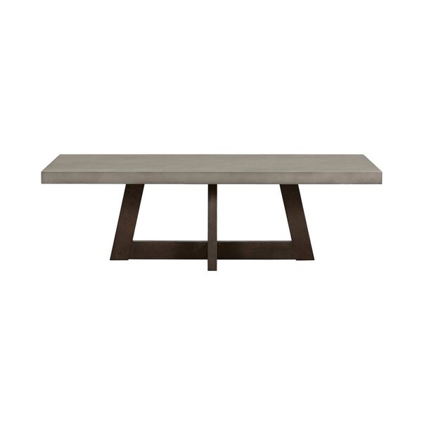 Elodie Medium Gray Concrete Dark Gray Oak Coffee Table, image 3