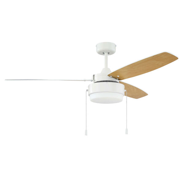 Intrepid White Two-Light Led 52-Inch Ceiling Fan, image 2
