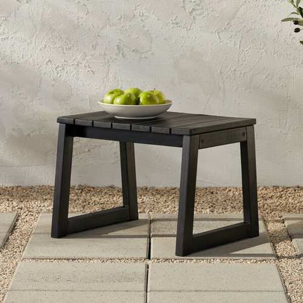Cologne Black Outdoor Side Table, image 1