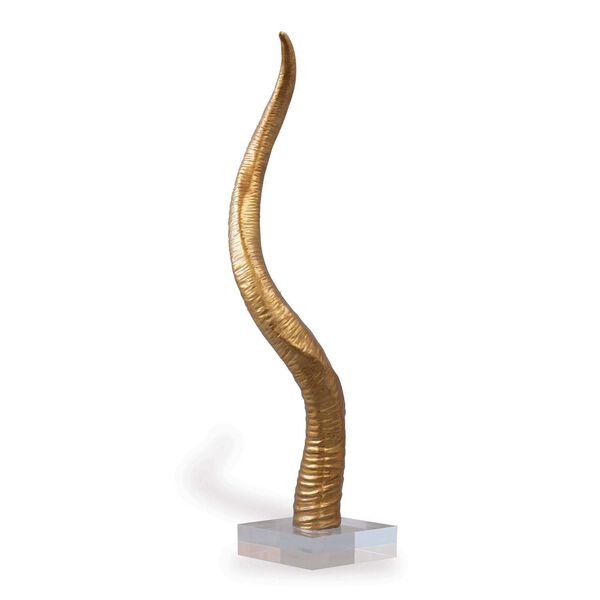 Safari Gold Horn Sculpture, image 2