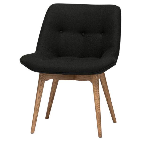 Brie Black and Walnut Dining Chair, image 1