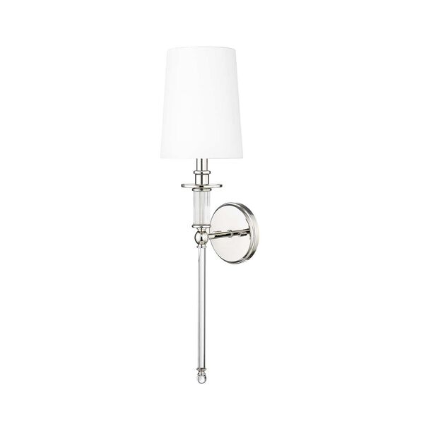 Polished Nickel Seven-Inch One-Light Wall Sconce, image 2