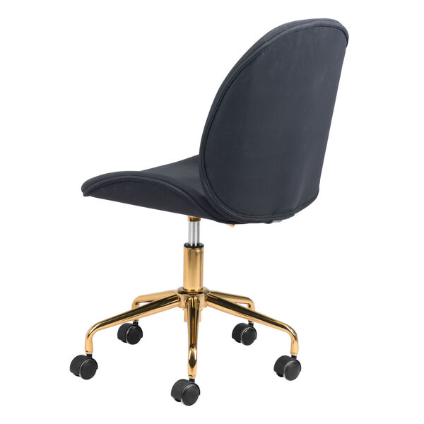 Miles Black and Gold Office Chair, image 6