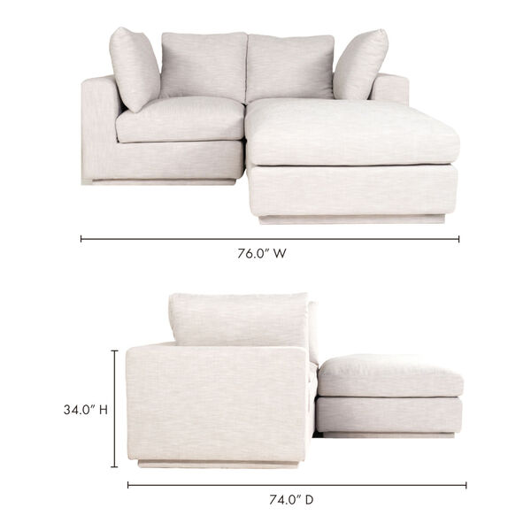 Justin Gray Nook Modular Sectional Sofa, image 4
