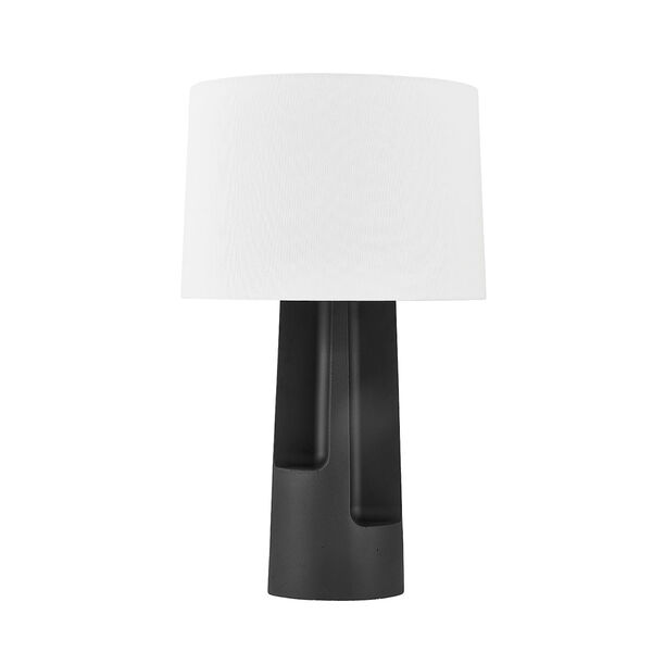 Canyon Espresso and Airy White One-Light Table Lamp, image 1