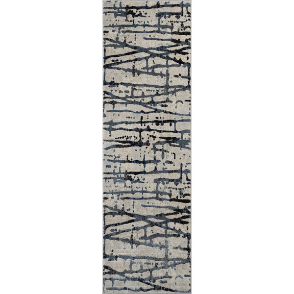 Logan Abstract Gray Rectangular: 3 Ft. 11 In. x 5 Ft. 7 In. Rug, image 6