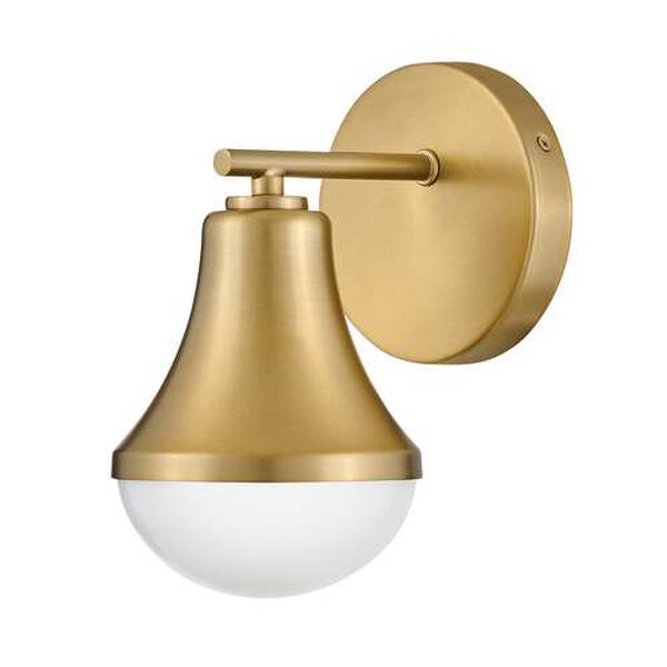 Haddie Lacquered Brass LED Bath Vanity, image 1