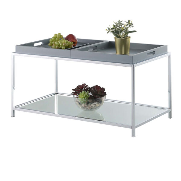 Palm Beach Gray Accent Coffee Table, image 2