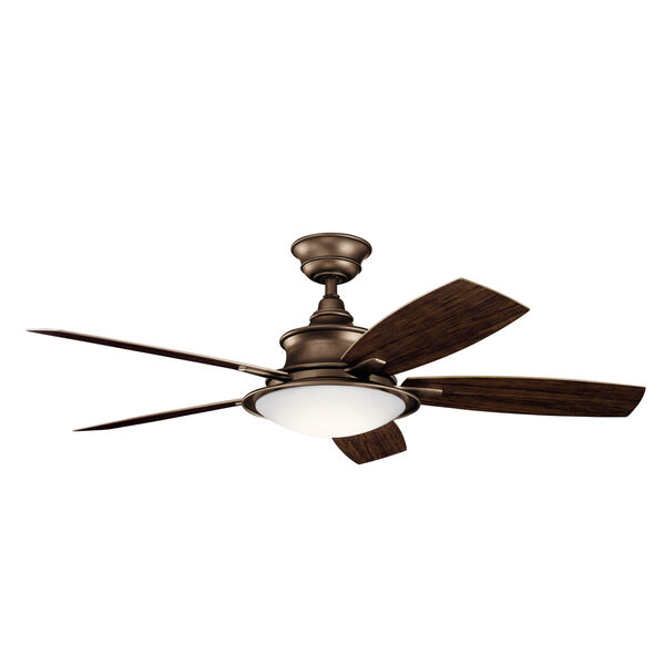 Cameron Weathered Copper Powder Coat 52-Inch LED Ceiling Fan, image 1