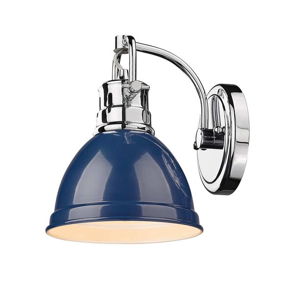Duncan Chrome One-Light Wall Sconce, image 2