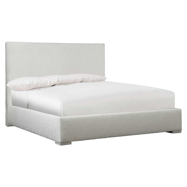 Solaria White and Natural Panel Bed, image 2
