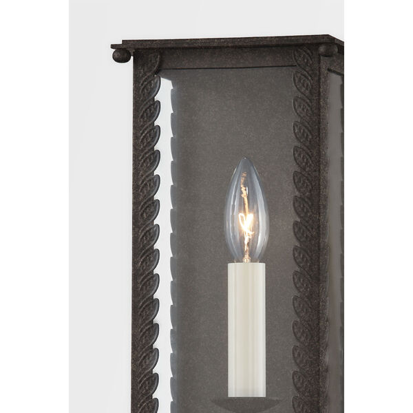 Zuma French Iron One-Light Outdoor Wall Sconce, image 3