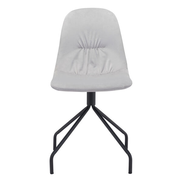 Slope Light Gray and Black Dining Chair, Set of Two, image 4