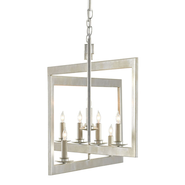 Middleton Contemporary Silver 11-Light Chandelier, image 3
