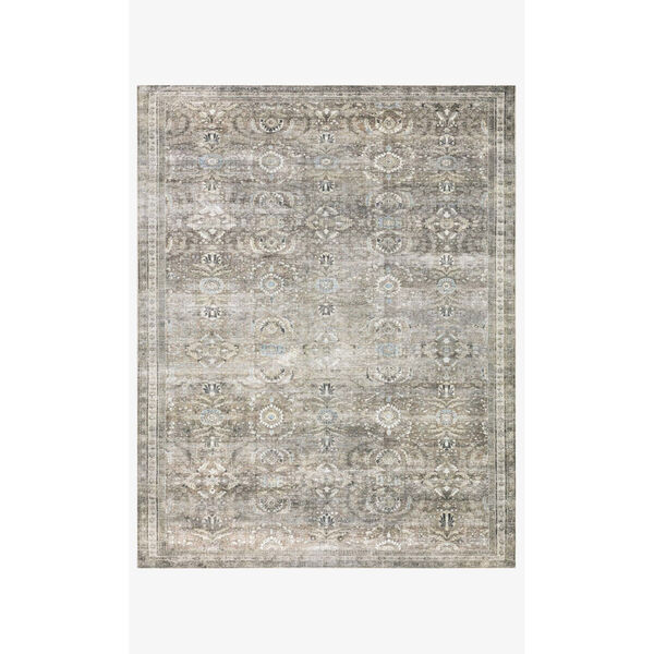 Layla Antique and Moss Rectangular Area Rug, image 1