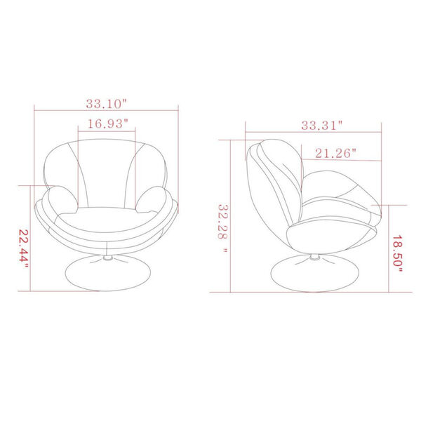 Nicollet Denim Lounge Chair, image 3
