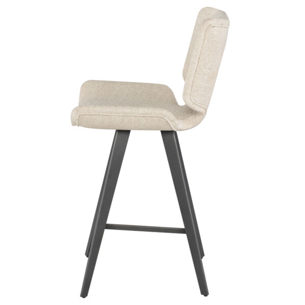 Astra Beige and Black Counter Stool, image 3