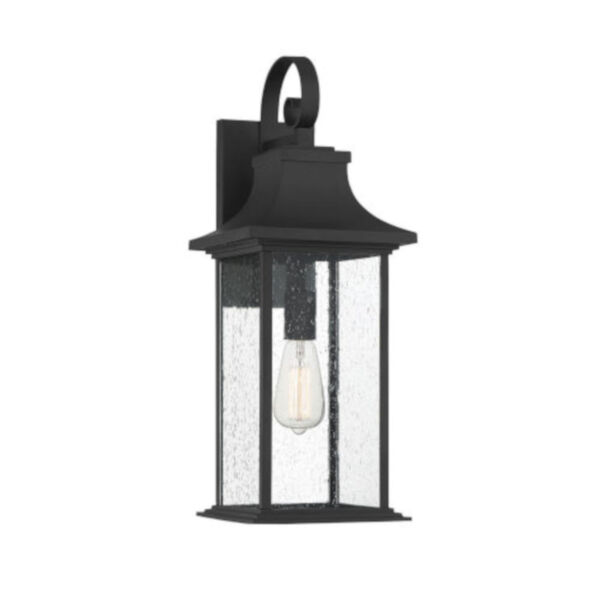 Elle Black One-Light Outdoor Wall Sconce, image 1