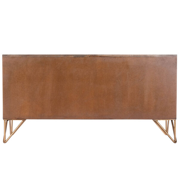 Alda Brown and Brass Entertainment Console, image 4