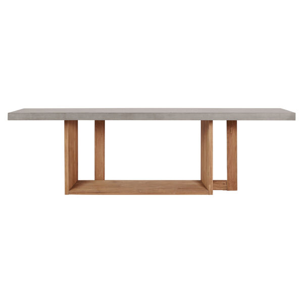 Perpetual Lucca Teak and Concrete Dining Table, image 2