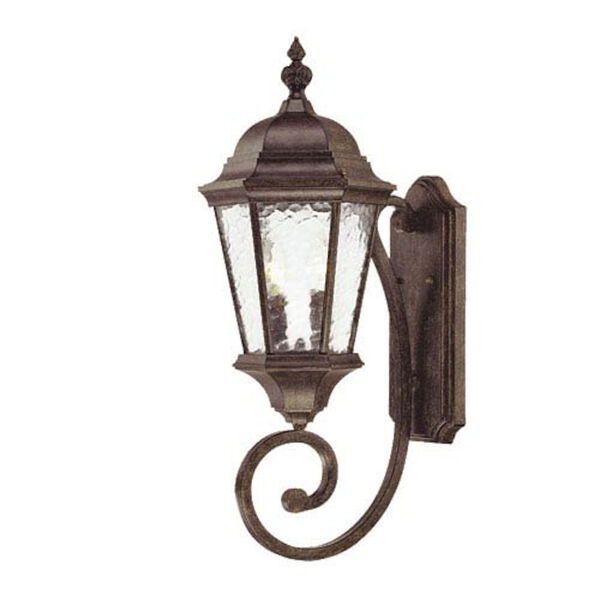 Telfair Black Coral Two-Light 24.5-Inch Outdoor Wall Mount, image 1