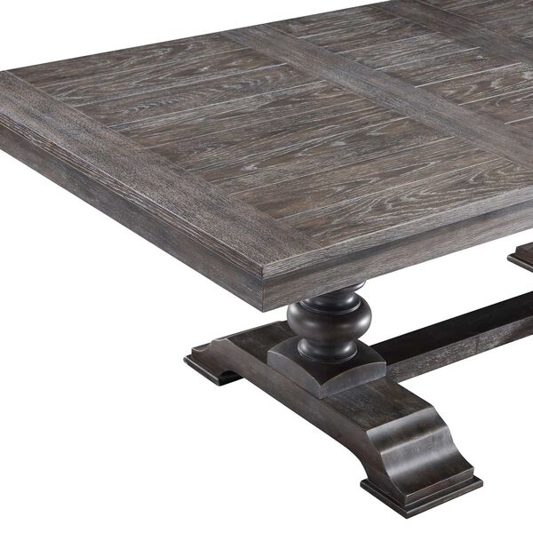 Hutchins Washed Espresso  Dining Table, image 5