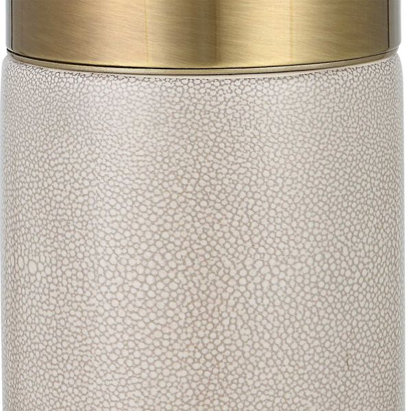 Adelia Ivory and Brass Table Lamp, image 6