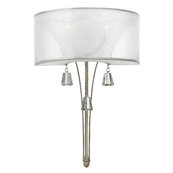 Mime Brushed Nickel One-Light Wall Sconce, image 1