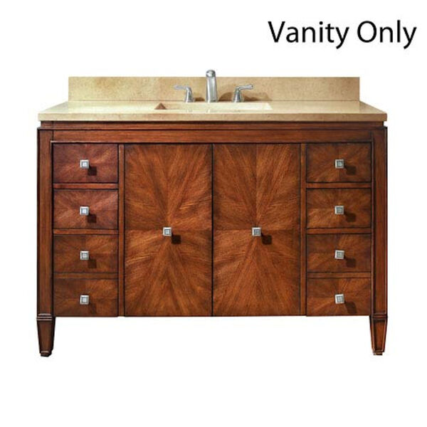 Brentwood 49-Inch New Walnut Vanity Only, image 1