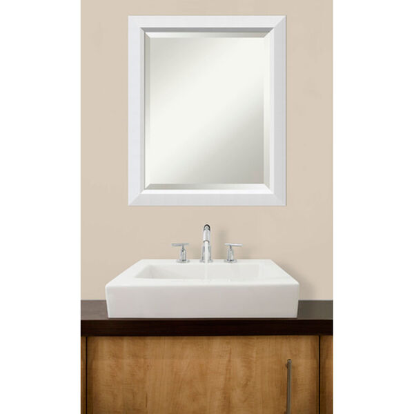 White 19 x 23-Inch Medium Vanity Mirror, image 5