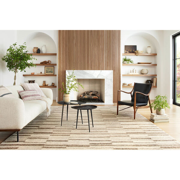 Chris Loves Julia Polly Beige and Tobacco Area Rug, image 3