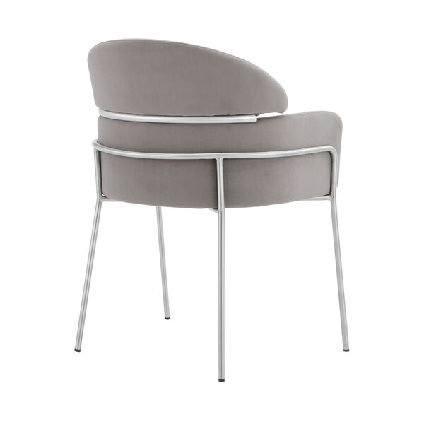 Portia Gray Dining Chair, Set of Two, image 3