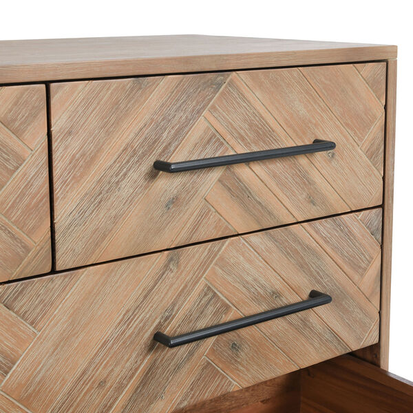 Soren Multi Natural Five-Drawer Dresser, image 3