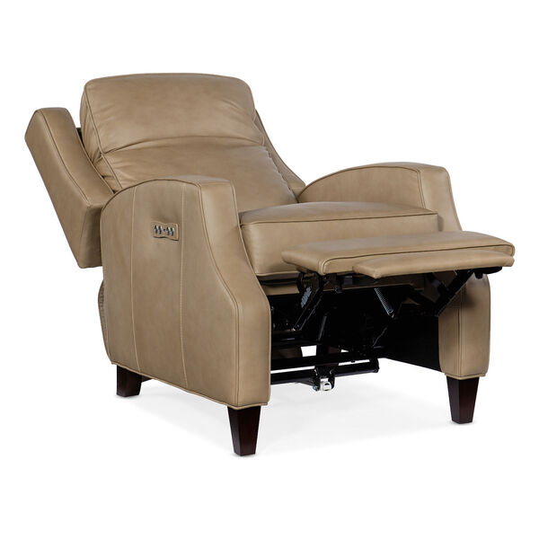 Tricia Beige Power Recliner with Headrest, image 3