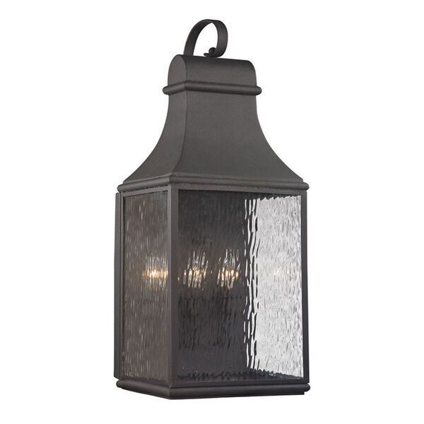 Kenwood Charcoal 27-Inch Three Light Outdoor Wall Sconce, image 1