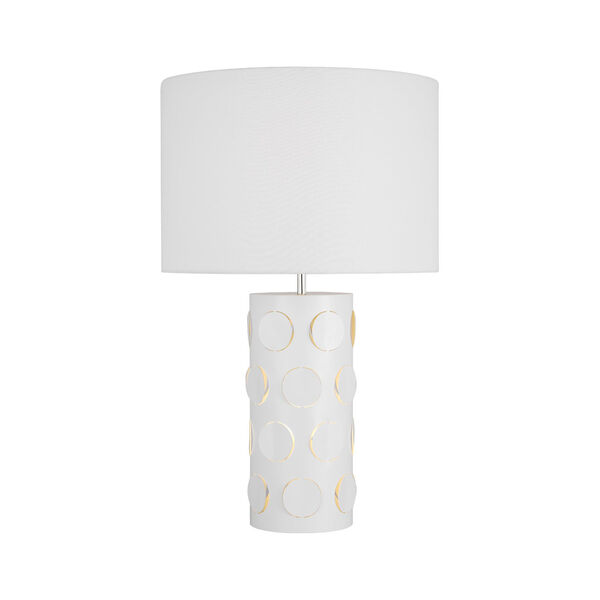 Dottie Polished Nickel Two-Light LED Table Lamp, image 1