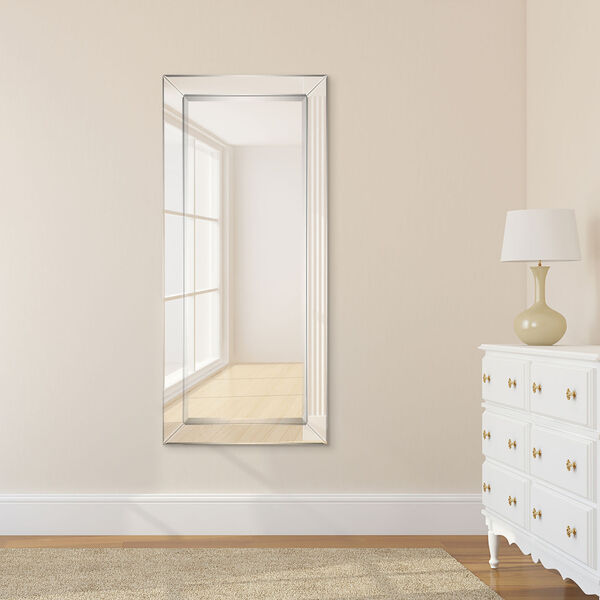 Moderno Clear 54 x 24-Inch Beveled Rectangle Wall Mirror, image 6