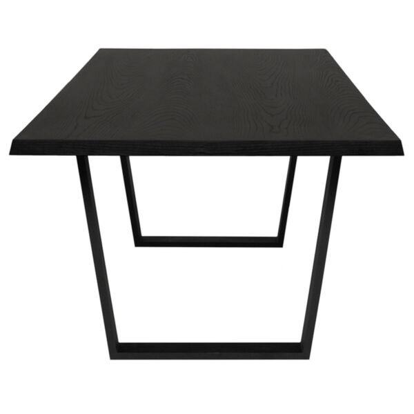 Versailles Onyx and Black 79-Inch Dining Table, image 3