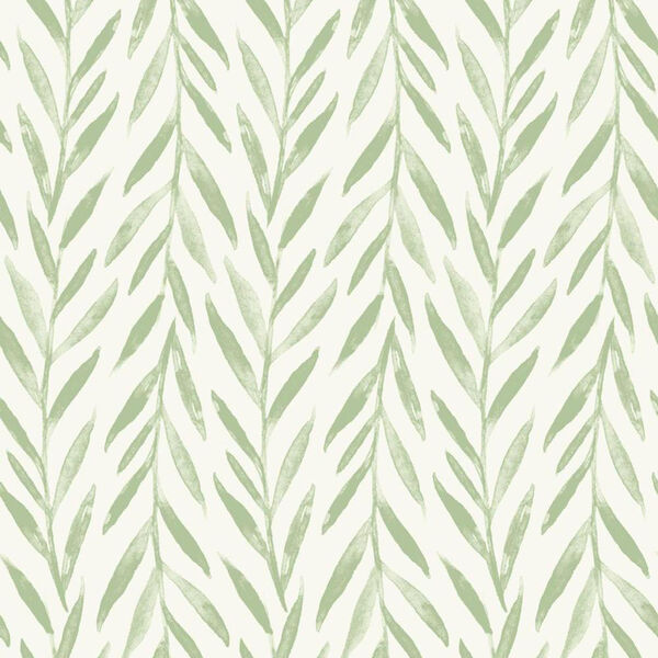 Willow Green Wallpaper - SAMPLE SWATCH ONLY, image 1
