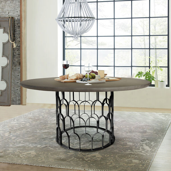 Gatsby Faux Concrete Dining Table, image 5